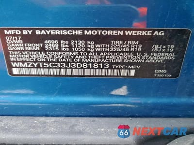 Zdjęcie 12 z 12 samochodu: 2018 MINI COOPER S COUNTRYMAN ALL4 VIN:WMZYT5C33J3D81813 - miniatura