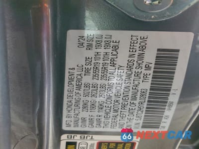 Zdjęcie 13 z 13 samochodu: 2024 ACURA RDX TECHNOLOGY VIN:5J8TC2H51RL028063 - miniatura
