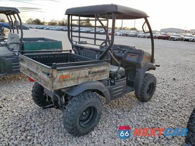 Czwarte zdjęcie samochodu z boku: 2018 KAWASAKI MULE SX UTILITY VEHICLE VIN:JK1AFEL11JB502522 - miniatura