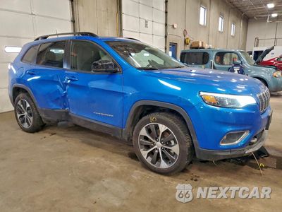Czwarte zdjęcie samochodu z boku: 2022 JEEP CHEROKEE LIMITED VIN:1C4PJMDX2ND540511 - miniatura