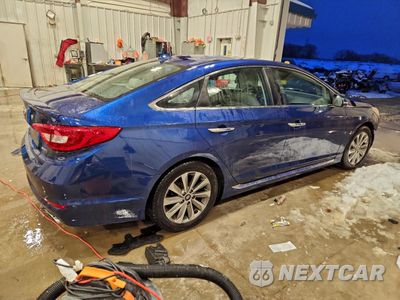 Trzecie zdjęcie samochodu z tyłu: 2017 HYUNDAI SONATA SPORT VIN:5NPE34AF4HH560237 - miniatura