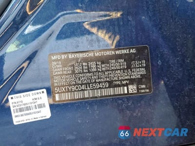 Zdjęcie 14 z 14 samochodu: 2020 BMW X3 XDRIVEM40I VIN:5UXTY9C04LLE59459 - miniatura