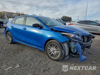Czwarte zdjęcie samochodu z boku: 2022 KIA FORTE GT LINE VIN:3KPF54AD5NE437740 - miniatura