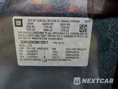 Zdjęcie 13 z 14 samochodu: 2017 CHEVROLET EQUINOX LS VIN:2GNFLEEK3H6172817 - miniatura