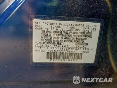 Zdjęcie 13 z 14 samochodu: 2020 NISSAN KICKS SV VIN:3N1CP5CV2LL561971 - miniatura