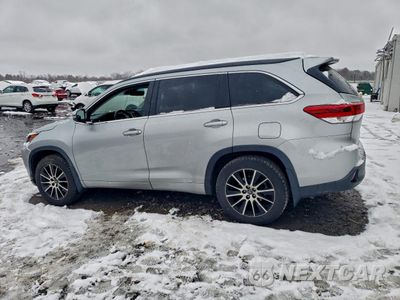 Drugie zdjęcie samochodu z przodu: 2017 TOYOTA HIGHLANDER SE VIN:5TDJZRFH5HS391974 - miniatura