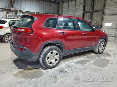 Trzecie zdjęcie samochodu z tyłu: 2014 JEEP CHEROKEE SPORT VIN:1C4PJMAB5EW286483 - miniatura