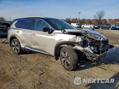 Czwarte zdjęcie samochodu z boku: 2021 NISSAN ROGUE PLATINUM VIN:JN8AT3DC9MW106486 - miniatura