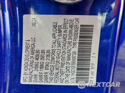 Zdjęcie 12 z 15 samochodu: 2024 HONDA ACCORD HYBRID SPORT VIN:1HGCY2F55RA087326 - miniatura