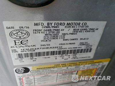 Zdjęcie 14 z 16 samochodu: 2017 FORD EXPEDITION EL LIMITED VIN:1FMJK2AT2HEA22210 - miniatura