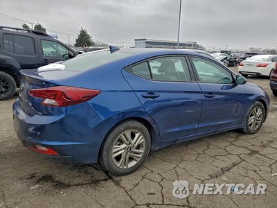Trzecie zdjęcie samochodu z tyłu: 2020 HYUNDAI ELANTRA SEL VIN:5NPD84LF0LH565468 - miniatura