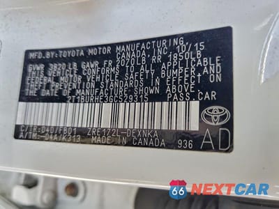 Zdjęcie 12 z 12 samochodu: 2016 TOYOTA COROLLA L VIN:2T1BURHE3GC529315 - miniatura