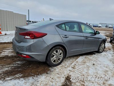 Trzecie zdjęcie samochodu z tyłu: 2020 HYUNDAI ELANTRA SEL VIN:5NPD84LF2LH518183 - miniatura