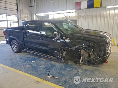 Czwarte zdjęcie samochodu z boku: 2019 GMC SIERRA K1500 AT4 VIN:3GTP9EED4KG255827 - miniatura