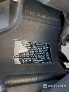 Zdjęcie 9 z 9 samochodu: 2007 KAWASAKI ZX600 P VIN:JKAZX4P157A009686 - miniatura