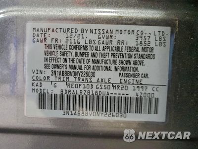 Zdjęcie 12 z 12 samochodu: 2022 NISSAN SENTRA S VIN:3N1AB8BV0NY226030 - miniatura