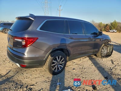 Trzecie zdjęcie samochodu z tyłu: 2021 HONDA PILOT EXL VIN:5FNYF6H59MB067613 - miniatura