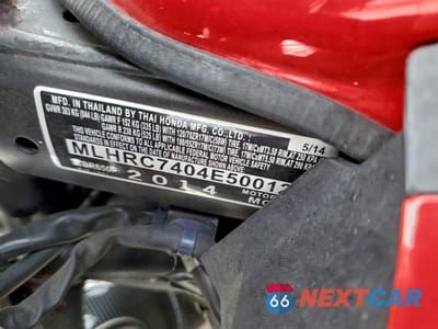 Zdjęcie 9 z 9 samochodu: 2014 HONDA CBR650 F VIN:MLHRC7404E5001256 - miniatura