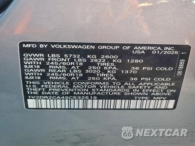 Zdjęcie 13 z 15 samochodu: 2025 VOLKSWAGEN ATLAS SE VIN:1V2DR2CA4SC532519 - miniatura