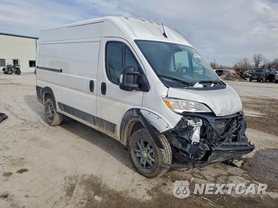 Czwarte zdjęcie samochodu z boku: 2023 RAM PROMASTER 1500 1500 HIGH VIN:3C6LRVBG3PE548027 - miniatura