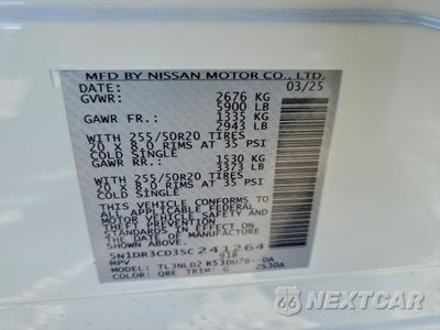 Zdjęcie 14 z 16 samochodu: 2025 NISSAN PATHFINDER SL VIN:5N1DR3CD3SC241264 - miniatura