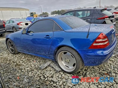 Drugie zdjęcie samochodu z przodu: 2001 MERCEDES-BENZ SLK 320 VIN:WDBKK65F01F211327 - miniatura