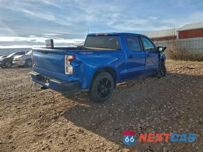 Trzecie zdjęcie samochodu z tyłu: 2023 CHEVROLET SILVERADO K1500 CUSTOM VIN:3GCPDBEK8PG151795 - miniatura