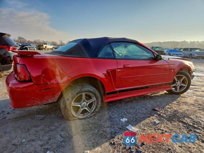 Trzecie zdjęcie samochodu z tyłu: 2002 FORD MUSTANG VIN:1FAFP44432F216148 - miniatura