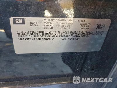 Zdjęcie 12 z 14 samochodu: 2016 CHEVROLET MALIBU LS VIN:1G1ZB5ST6GF296972 - miniatura