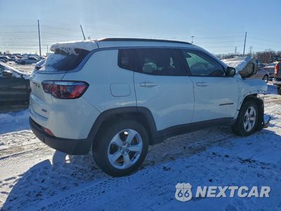 Trzecie zdjęcie samochodu z tyłu: 2020 JEEP COMPASS LATITUDE VIN:3C4NJDBB6LT124533 - miniatura