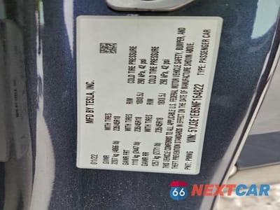 Zdjęcie 13 z 13 samochodu: 2022 TESLA MODEL 3 VIN:5YJ3E1EB5NF164822 - miniatura