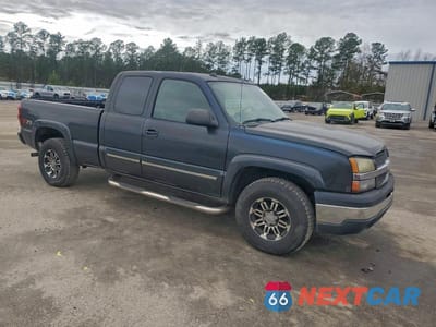 Czwarte zdjęcie samochodu z boku: 2004 CHEVROLET SILVERADO K1500 VIN:1GCEK19T44E285121 - miniatura