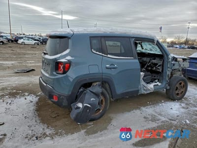 Trzecie zdjęcie samochodu z tyłu: 2018 JEEP RENEGADE SPORT VIN:ZACCJBAB4JPJ57593 - miniatura
