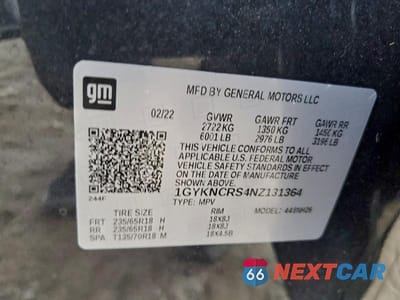 Zdjęcie 13 z 13 samochodu: 2022 CADILLAC XT5 PREMIUM LUXURY VIN:1GYKNCRS4NZ131364 - miniatura