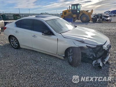 Czwarte zdjęcie samochodu z boku: 2014 INFINITI Q50 BASE VIN:JN1BV7AR0EM700118 - miniatura