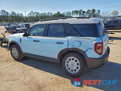 Drugie zdjęcie samochodu z przodu: 2024 FORD BRONCO SPORT HERITAGE VIN:3FMCR9G68RRF02832 - miniatura