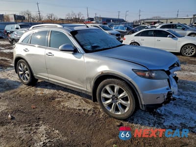 Czwarte zdjęcie samochodu z boku: 2007 INFINITI FX45 VIN:JNRBS08W17X400467 - miniatura