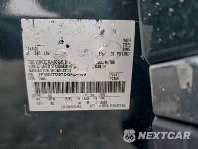Zdjęcie 13 z 13 samochodu: 2013 FORD EXPLORER XLT VIN:1FM5K7D87DGA24488 - miniatura