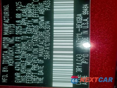 Zdjęcie 14 z 14 samochodu: 2024 LEXUS ES 300H BASE VIN:58AFA1C1XRU043014 - miniatura