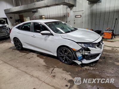 Czwarte zdjęcie samochodu z boku: 2019 HONDA CIVIC SPORT VIN:19XFC2F87KE017298 - miniatura