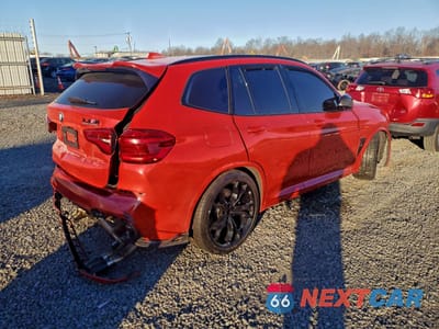 Trzecie zdjęcie samochodu z tyłu: 2021 BMW X3 M COMPETITION VIN:5YMTS0C02M9F29612 - miniatura