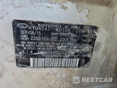 Zdjęcie 12 z 12 samochodu: 2016 HYUNDAI ELANTRA GT VIN:KMHD35LH5GU305158 - miniatura