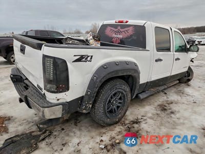 Trzecie zdjęcie samochodu z tyłu: 2012 GMC SIERRA K1500 SLE VIN:3GTP2VE72CG117283 - miniatura