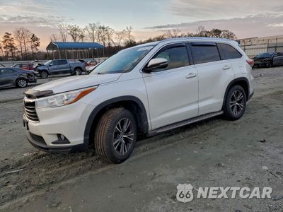 2016 TOYOTA HIGHLANDER XLE 5TDKKRFH0GS178566 - główne zdjęcie licytacji z USA - miniatura