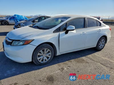 2012 HONDA CIVIC LX 2HGFB2F54CH611394 - główne zdjęcie licytacji z USA - miniatura