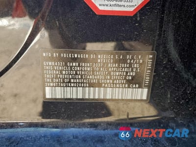 Zdjęcie 12 z 14 samochodu: 2019 VOLKSWAGEN GTI S VIN:3VW6T7AU1KM020606 - miniatura