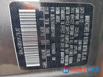 Zdjęcie 14 z 14 samochodu: 2022 NISSAN ROGUE SPORT S VIN:JN1BJ1AV6NW347488 - miniatura