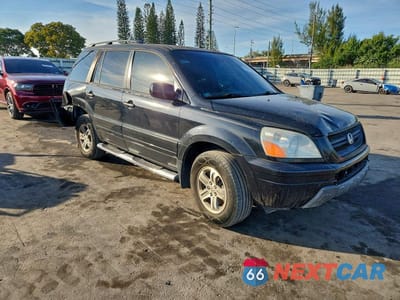 Czwarte zdjęcie samochodu z boku: 2005 HONDA PILOT EXL VIN:5FNYF18615B031878 - miniatura