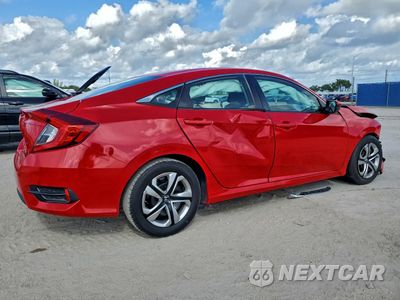 Trzecie zdjęcie samochodu z tyłu: 2017 HONDA CIVIC LX VIN:2HGFC2F51HH504758 - miniatura