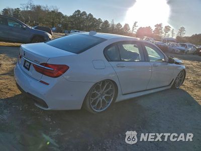 Trzecie zdjęcie samochodu z tyłu: 2017 BMW 740 XI VIN:WBA7E4C31HGV23329 - miniatura